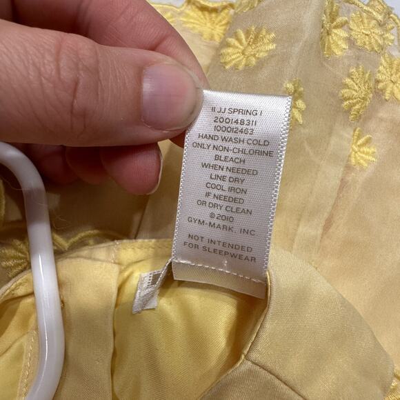 Janie and Jack Yellow Daisy Tiered Tank Dress - Picture 9 of 10